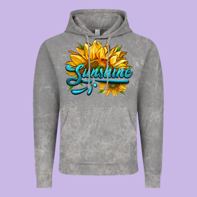 Sunshine Vintage Hoodie Designed By Hra Design Shop
