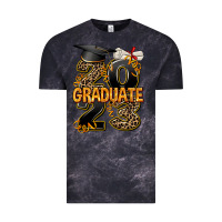Cloud Black 2023 graduate leopard Vintage Tee - AdoDesignShop