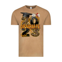 Vintage Camel 2023 graduate leopard Vintage Tee - AdoDesignShop