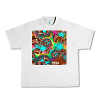 Lunar Rock football tie dye gemstone sunflower seamless pattern Urban Heavy Tee - JahusDesignShop