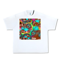 White football tie dye gemstone sunflower seamless pattern Urban Heavy Tee - JahusDesignShop