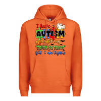 Carrot i have autism i can't say trick or treat Premium Hoodie - JahusDesignShop