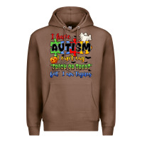 Chestnut i have autism i can't say trick or treat Premium Hoodie - JahusDesignShop