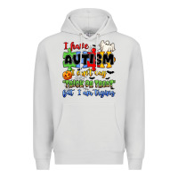 Dove Grey i have autism i can't say trick or treat Premium Hoodie - JahusDesignShop