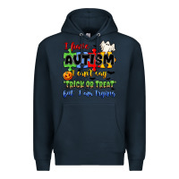 Navy i have autism i can't say trick or treat Premium Hoodie - JahusDesignShop