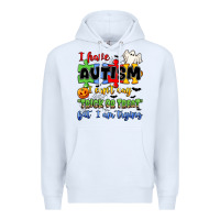 White i have autism i can't say trick or treat Premium Hoodie - JahusDesignShop