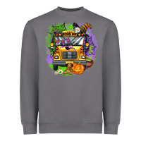 Storm halloween school bus Heavyweight Sweatshirt - AdoDesignShop