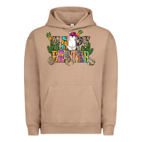 Pigment Burro Happy Easter with cowboy Easter Day Urban Hoodie - HowdyJamesFarm