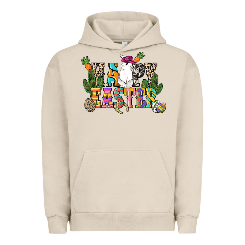 Happy Easter With Cowboy Easter Day Urban Hoodie by HowdyJamesFarm | Teevron