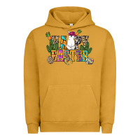 Pigment Peanut Butter Happy Easter with cowboy Easter Day Urban Hoodie - HowdyJamesFarm