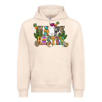 Sandshell Happy Easter with cowboy Easter Day Urban Hoodie - HowdyJamesFarm
