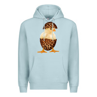 Blue Mist Chick with Leopard Eggshell Premium Hoodie - Bettercallsaul