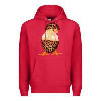 Cardinal Chick with Leopard Eggshell Premium Hoodie - Bettercallsaul