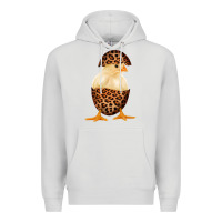 Dove Grey Chick with Leopard Eggshell Premium Hoodie - Bettercallsaul