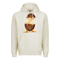 Oatmeal Heather Chick with Leopard Eggshell Premium Hoodie - Bettercallsaul