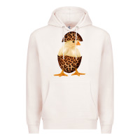 Pale Pink Chick with Leopard Eggshell Premium Hoodie - Bettercallsaul