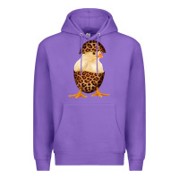 Purple Chick with Leopard Eggshell Premium Hoodie - Bettercallsaul