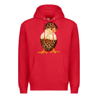 Red Chick with Leopard Eggshell Premium Hoodie - Bettercallsaul