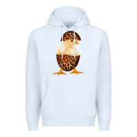 White Chick with Leopard Eggshell Premium Hoodie - Bettercallsaul
