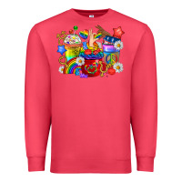 Cardinal LGBTQ+ Pride Coffee Cups Premium Sweatshirt - BundleAndBundleShop