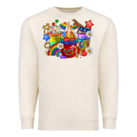 Sandshell LGBTQ+ Pride Coffee Cups Premium Sweatshirt - BundleAndBundleShop