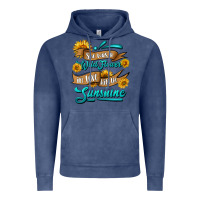 Vintage Denim she was a wild flower in love with the sunshine Vintage Hoodie - HRA Design Shop