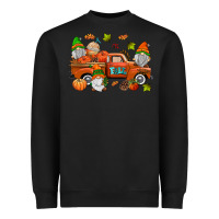 Black fall gnomes truck Heavyweight Sweatshirt - AdoDesignShop