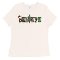 Bone believe Christmas tree Ladies Tee - AdoDesignShop
