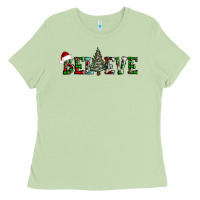 Matcha believe Christmas tree Ladies Tee - AdoDesignShop