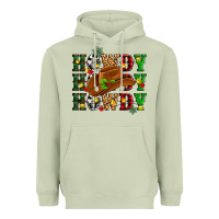 Matcha Howdy Howdy Howdy christmas Heavyweight Hoodie - MaliasSmallBusiness