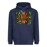 Navy Howdy Howdy Howdy christmas Heavyweight Hoodie - MaliasSmallBusiness