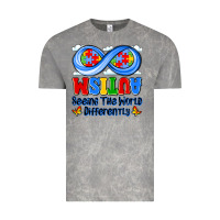 Cloud Rock autism infinity seeing the world differently Vintage Tee - JahusDesignShop