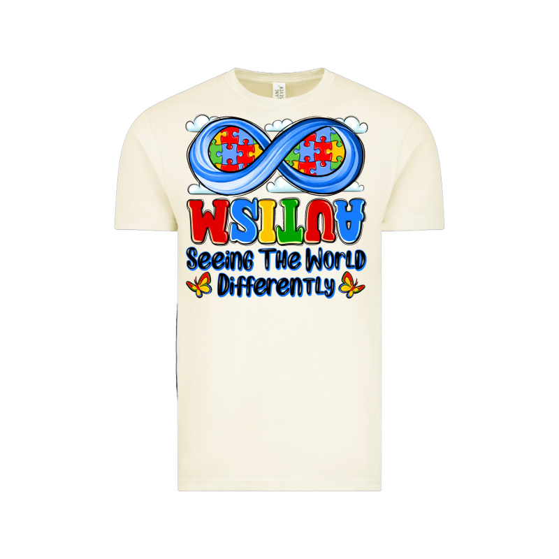 Autism Infinity Seeing The World Differently Vintage Tee by JahusDesignShop | Teevron