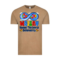 Vintage Coffee autism infinity seeing the world differently Vintage Tee - JahusDesignShop