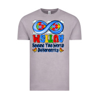 Vintage Zinc autism infinity seeing the world differently Vintage Tee - JahusDesignShop