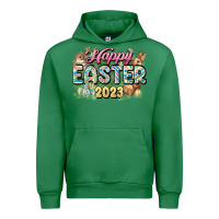 Emerald Happy Easter 2023 Urban Hoodie - HowdyJamesFarm