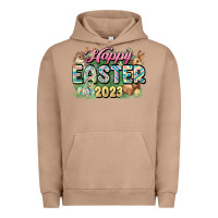 Pigment Burro Happy Easter 2023 Urban Hoodie - HowdyJamesFarm