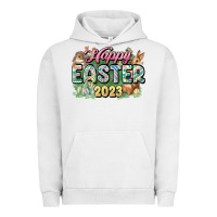 Pigment Lunar Rock Happy Easter 2023 Urban Hoodie - HowdyJamesFarm