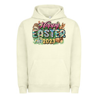 Pigment Pistachio Happy Easter 2023 Urban Hoodie - HowdyJamesFarm