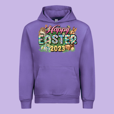 Happy Easter 2023 Urban Hoodie Designed By Howdyjamesfarm