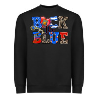 Black back the blue Heavyweight Sweatshirt - AdoDesignShop