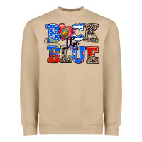 Mushroom back the blue Heavyweight Sweatshirt - AdoDesignShop