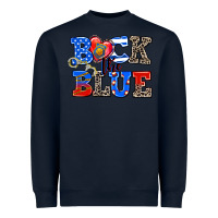 Navy back the blue Heavyweight Sweatshirt - AdoDesignShop