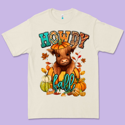 Premium Tee Hay there Fall pumpkin heifer