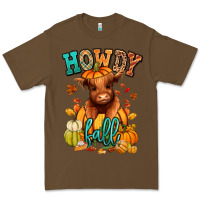 Cacao Hay there Fall pumpkin heifer Premium Tee - RanaPortraitStore