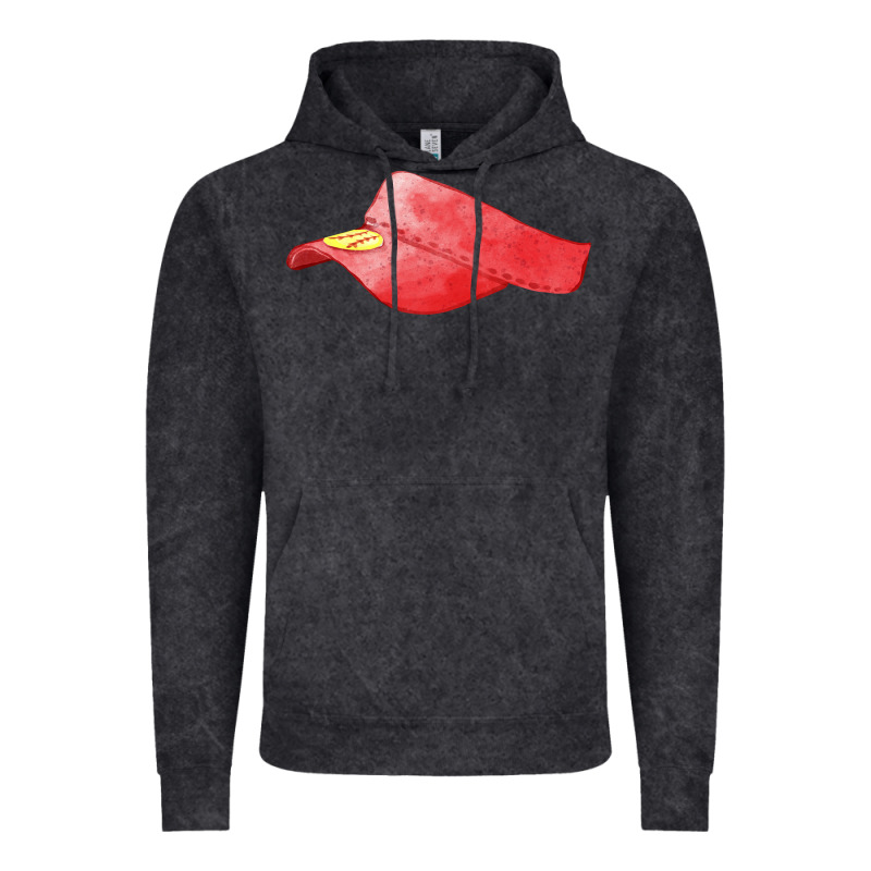 Red Softball Visor Fa Element Vintage Hoodie by FaDigitalArtStudio | Teevron