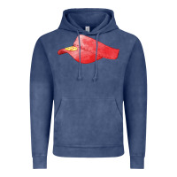 Vintage Denim red softball visor fa element Vintage Hoodie - FaDigitalArtStudio