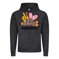 Vintage Black peace love kindergarten Vintage Hoodie - JahusDesignShop