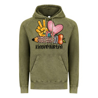 Vintage Olive peace love kindergarten Vintage Hoodie - JahusDesignShop