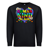 Black LGBTQ Pride Human Kind Be Both Premium Sweatshirt - BundleAndBundleShop
